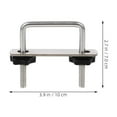 thumbnail image 4 of Shisuyan Roof Rack Clamp Universal Car Roof Rack U-Bolt Clamp Secure and Easy Installation Car Luggage Rack Clip for Vairous Vehicles, 4 of 9