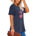 thumbnail image 3 of XCHQRTI Faith 4th of July Shirt Plus Size Women Graphic Tees Summer Short Sleeve Tops, 3 of 7
