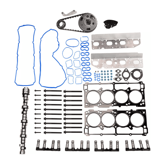 Hemi 5.7L Engine MDS Lifters Camshaft Kit Timing Chain Kit Head Gasket Set For Dodge Durango Ram 1500 Chrysler Aspen 2009-2015
