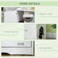 thumbnail image 5 of PawHut Hidden Litter Box Furniture Indoor Cat House Side Table W/ Storage, 5 of 9