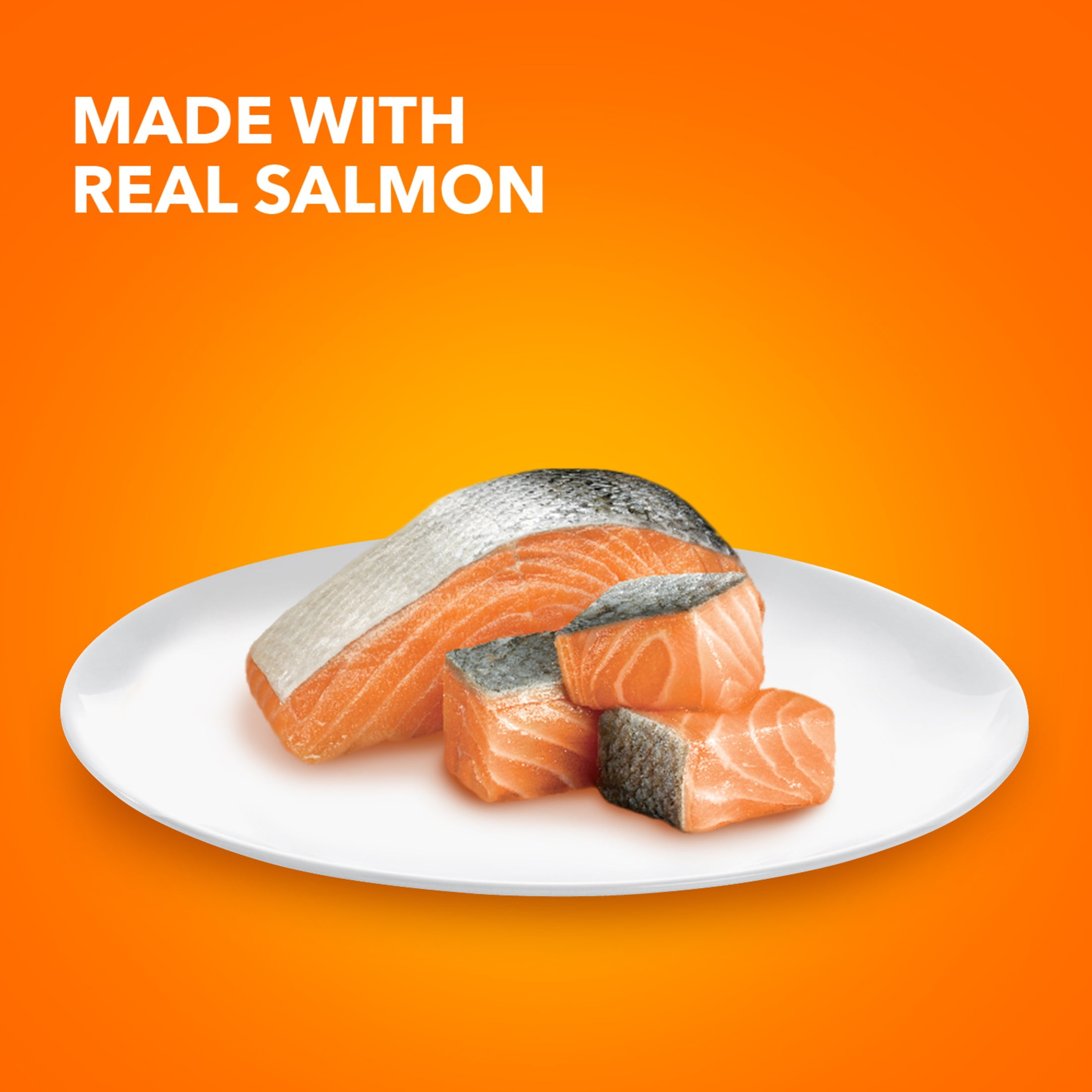 (2 pack) Iams Perfect Portions Pate Salmon Recipe Healthy Adult Cat Food, 2.6 Oz Twin-Pack Tray