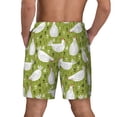thumbnail image 4 of Daiia Lovely Chickens Mens Swim Trunks Swim Shorts Quick Dry Swim Shorts with Mesh Lining Pockets-Small, 4 of 9