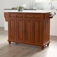 thumbnail image 3 of Pemberly Row Modern Wood Granite Top Kitchen Island in Cherry, 3 of 8