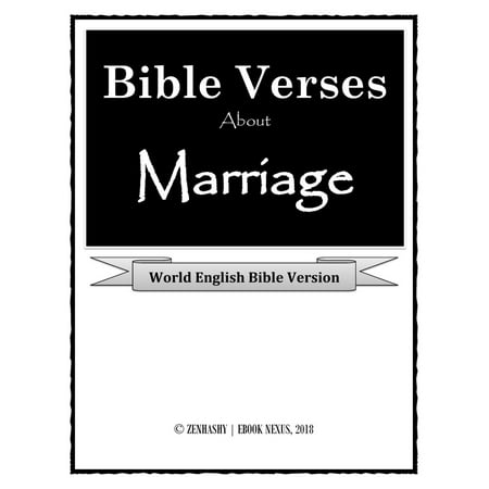 Bible Verses About Marriage - eBook