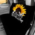 thumbnail image 2 of Uourmeti Sunflower Butterfly, Non-Slip Replacement Seat Protectors Set of 2 Waterproof All Weather Car Back Seat Cover for Auto Car Interior, 2 of 4
