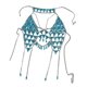 thumbnail image 2 of Boho Hollow Blue Body Chain Bling Bikini Cadenas Body Jewelry Para Mujeres Y Niñas, 2 of 9