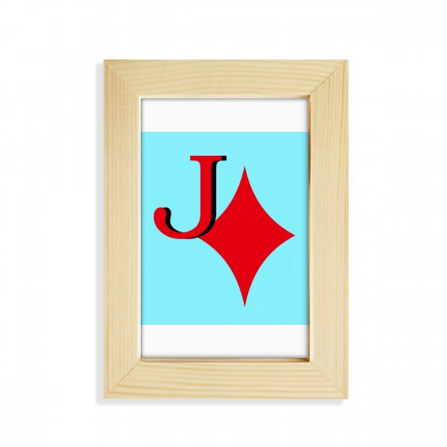 fortune jack jack poker escritorio de madera arte pintura 5x7 pies marco de foto