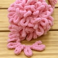 thumbnail image 3 of JubileeYarn Fun Finger Loops Yarn - Jumbo Polyester - 100g/Skein - Tickled Pink - 2 Skeins, 3 of 6