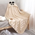 thumbnail image 2 of Baby Hooded Towel, Cotton Bath Towel with Hood for Newborn and Toddler Girls and Boys(Panda), 2 of 7