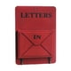 thumbnail image 1 of Llavero colgante con ganchos, organizador de madera para cartas y correo, estante de pared Rojo, 1 of 9