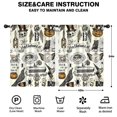 thumbnail image 2 of Blackout Kids Curtains,Beige Halloween Skull Pumpkin Pattern Childrens Insulated Curtains Set Of 2,Bedroom Essentials,Toddler Room Decor 42"x54", 2 of 5