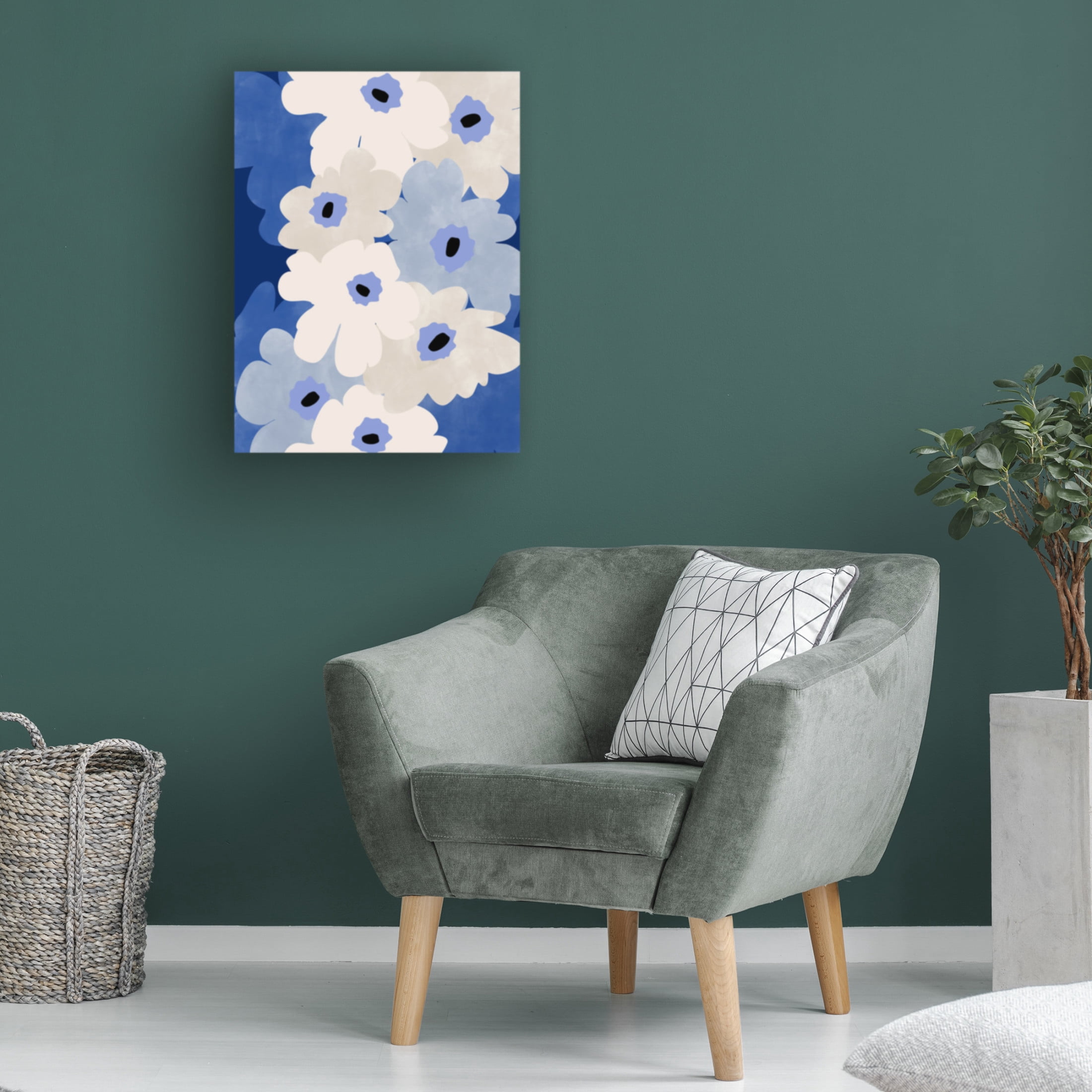 Trademark Fine Art Elena Ristova Indigo39 Canvas Wall Art