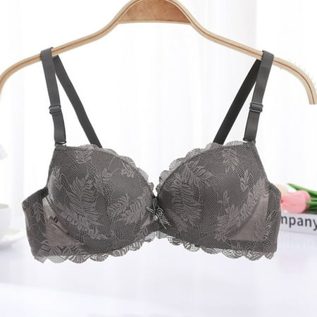 LLYWEY Push up Sports Bras for Women Clearance Cotton Bras Women Wirefree Ladies Full Coverage Bra Style-1222 Women s Plus Compression Bra Feature Adult Female Bralette Sports Bras Green-1 38B
