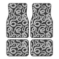 thumbnail image 1 of Balery Snake Juego de 4 Alfombrillas para Auto, Revestimientos de Caucho Resistente, Diseño Antideslizante, 1 of 7