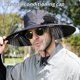 thumbnail image 2 of Sombrero antiultravioleta para el sol, pesca de verano al aire libre, protección solar, ventilador de aire acondicionado, sombrero de pescador, senderismo, sombrero de playa transpirable, 2 of 5
