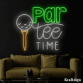 thumbnail image 3 of Craftnamesign Par Tee Time Neon Sign, Golf Club Decor, Golf LED Sign, 3 of 4