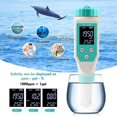 thumbnail image 3 of 2024 7 in 1 PH/Free Chlorine/ORP/EC/TDS/Salt/Temp PH Meter Swimming Pool Salinity Tester IP67 Waterproof, 3 of 5