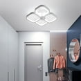 thumbnail image 7 of ADISUN Square Ceiling Lights Modern Led Flush Mount Lights Fixtures Creative LED Ceiling Lamp Lighting for Living Room Hallway Bedroom Kitchen Office Corridor Aisle, Cool White, 7 of 7