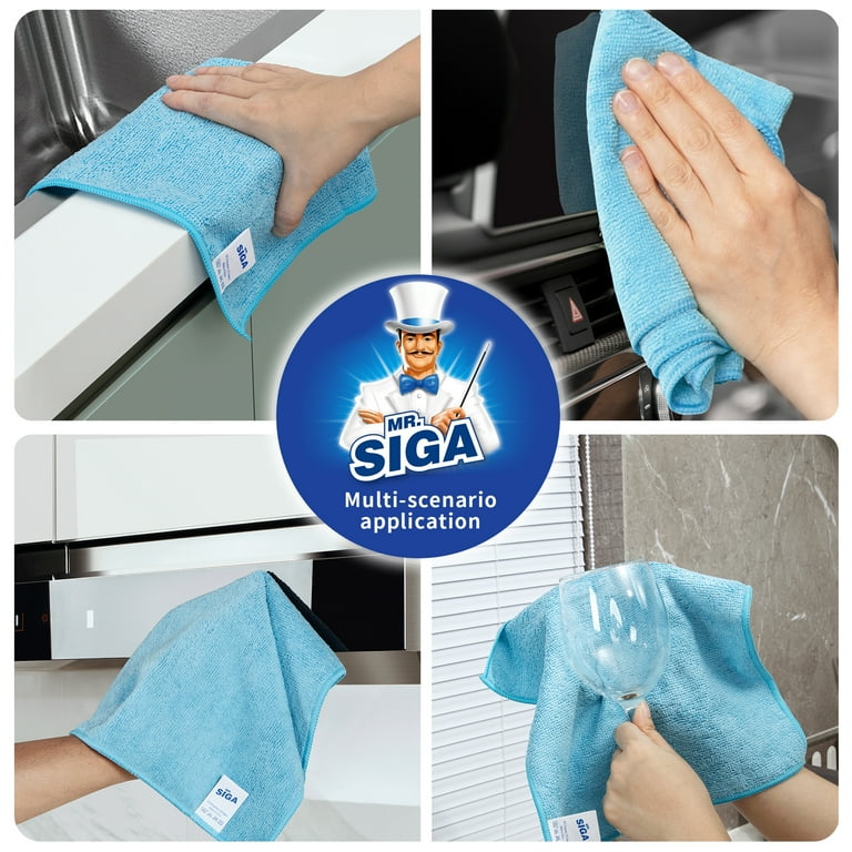 Microfiber Cleaning Cloths, Pack of 15 photo 5