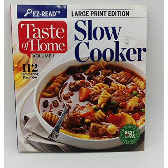 Pre-Owned Taste of Home Vol 1 Slow Cooker Large Print Editio Paperback