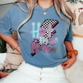 thumbnail image 6 of Hot Mess Mama T-Shirt – Funny Colorful Graphic Tee with Checkered Print and Stars, Mother's Day Gift, Cute Casual Mom Life Shirt, 6 of 7