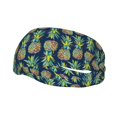 thumbnail image 2 of Goofa Colorful Pineapples Pattern Sweatbands Sports Headband for Men & Women,Moisture Wicking Athletic headband,Breathable Sweatband,Sports accessories,Workout gear, 2 of 9
