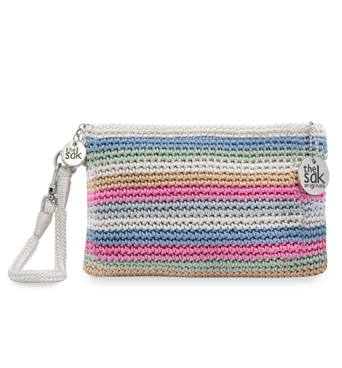 the sak crochet wristlet
