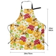 thumbnail image 4 of Bingfone Bees Honeycomb Jars Of Honey Flowers Apron Gifts For Men, Women Professional Grade Chef Apron For Kitchen,Bbq & Grill, 4 of 8