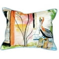 thumbnail image 2 of Betsy Drake ZP036 20 x 24 in. Betsys Pelican Extra Large Zippered Pillow, 2 of 4