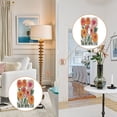 thumbnail image 4 of Yayeee Duplex Wall Plate 1-Gang 4.5"x2.7" Home Receptacle Light Switch Decorative Outlet Cover, Hand Drawn Floral, 4 of 7