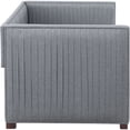 thumbnail image 4 of JERFIT Grey Twin Daybed with Pull-Out Trundle, Upholstered Modern Sofa Bed for Living Room Guest Room, Space-Saving Design with Storage, 4 of 5