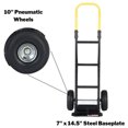 thumbnail image 4 of Harper Trucks Flat Free 600 Pound Heavy-Duty Nylon Hand Truck Dolly Cart, 4 of 8