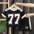 thumbnail image 2 of Gubotare Toddler Boy Sets Unisex Kids' and Toddlers' Modern Sweatsuit Set 2 Piece Outfit 4T 5T (Black,4-5 Years), 2 of 3
