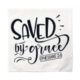 thumbnail image 2 of Saved by Grace | Pillow Cover | | Faith Gift | Gospel Home Decor | Ephesians 2:8 | Famous Quotes | Motivational Quotes | Bedroom Decor, 2 of 3