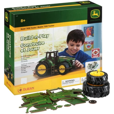 John Deere Tractor Service Book - Buildex Build-n-Play Model 7930 John Deere Tractor