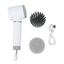 BIMZUC Cordless Electric Spin Scrubber - Rechargeable 2-Speed Cleaning Brush for Bathroom, Kitchen, Tile with 2 Brush Heads
