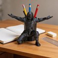 3D Printed Plastic Soldier Figurine Pen Cup Desktop Organiser Rack ...