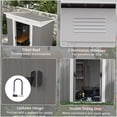 thumbnail image 6 of Compact 4x6 Foot Outdoor Metal Shed with Sliding Doors & Vents, 6 of 9