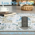thumbnail image 3 of Garvee 8'x10' Vintage Area Rug Traditional Rug Low Pile Distressed Rug Soft Foldable Accent Rugs for Dining Room Home Office, Blue, 3 of 7