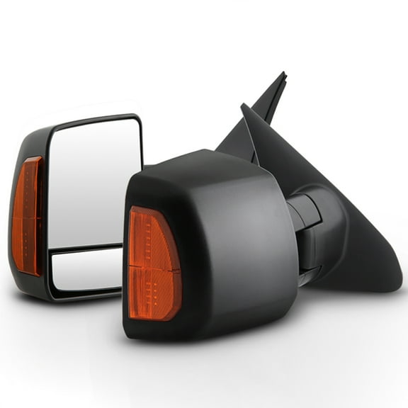 AKKON - For Toyota Tundra Sequoia Powered Glass   Heated   Telescoping   Turn Signal Towing Side Mirrors