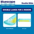 thumbnail image 2 of Bluescape 18ft Blue Double Lane Water Slide Racer, with Sprinklers, Age 5 to 12, Unisex, 2 of 6