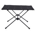 thumbnail image 3 of Mesa plegable portátil de tela Oxford para acampar, escritorio de Picnic de aluminio multifuncional, color negro, 3 of 10
