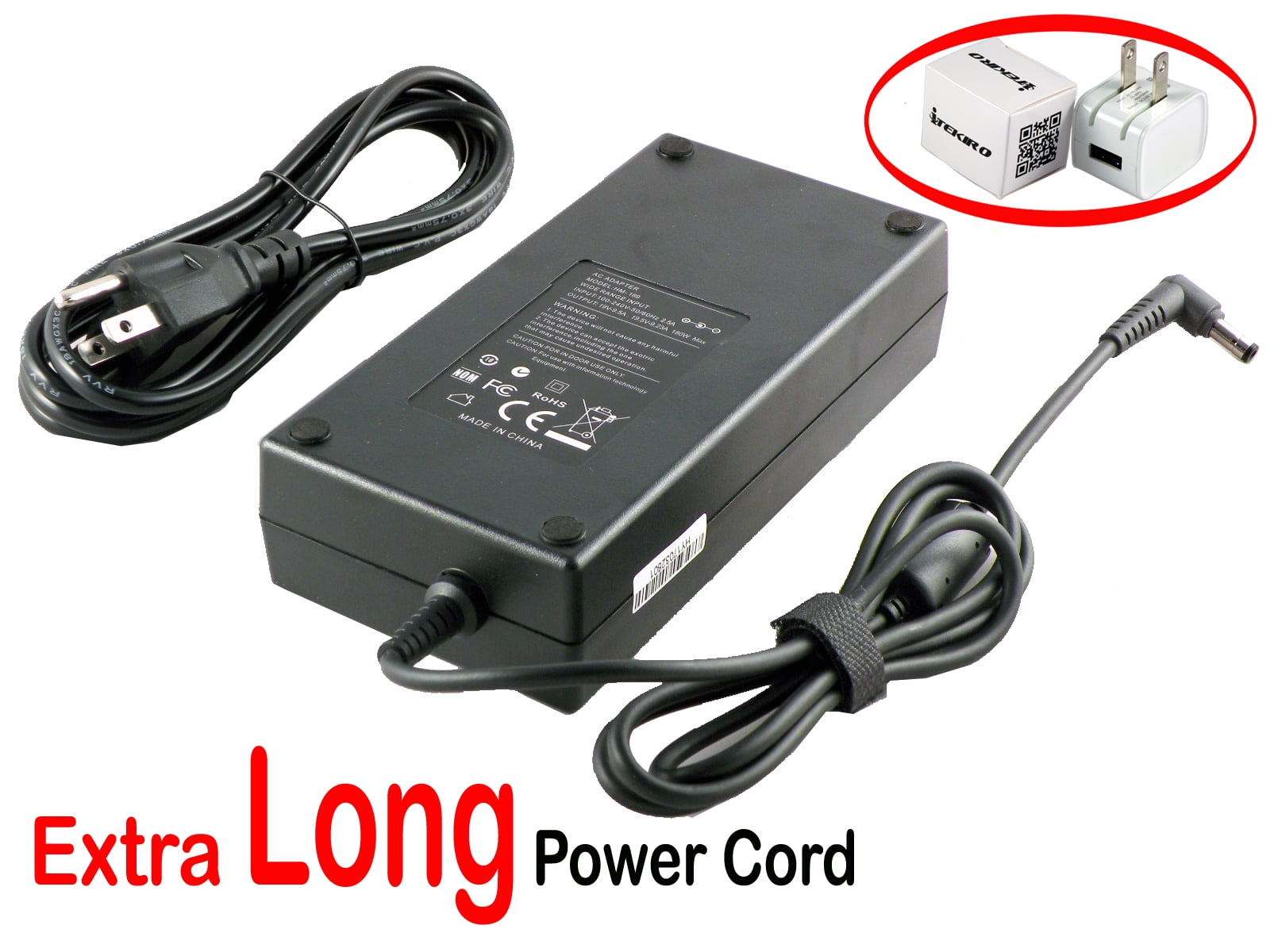 Accessory USA AC DC Adapter for MSI GT70 Dominator-891;GT70 Dominator-892; GT70 Dominator-893; GT70 Dominator-894; GT70 Dominator 895;GT70 Dominator Pro-1039; GT70 Dominator Pro-888
