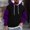 Purple, variant on FDGIU Men's Thermal Fleece Hoodie - Winter Pullover Sweatshirt with Drawstring Hood and Kangaroo Pocket, Slim Fit Long Sleeve for Casual/Sports