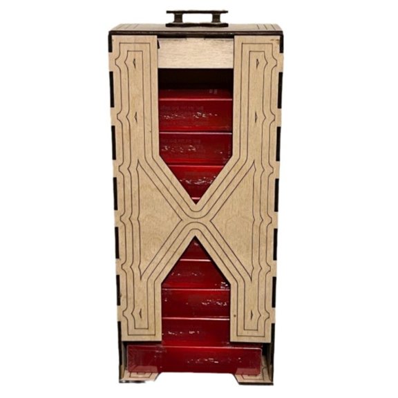 10 Pack Display Holder, Automatic Pusher Tray Tobacco Display Stand Rack,Cabinet Matchbook Divider Display Case