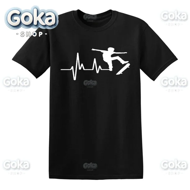 ECG Skateboard-camisetas gráficas para niños ropa para hombre camisetas y camisetas de algodón Camiseta estampada para mujer ropa Y2K camiseta divertida y bonita