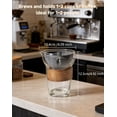 thumbnail image 3 of RVKXHD Pour Over Coffee Maker Set with Reusable Microporous Ceramic Coffee Filter, 4.09x4.92x2.36 Inch, No Paper Filters Needed, Heat-Resistant Handle Borosilicate Glass Coffee Pot, 3 of 9