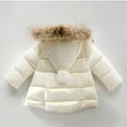 thumbnail image 5 of Esaierr Kids Toddler Autumn Winter Jacket Kids Winter Thick Warm Outerwears Baby Windproof Zip Hoode Outwear Clothes Newborn Windbreaker Snow Coat for 9M-7Y, 5 of 9