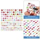 thumbnail image 3 of Uxcell 600 Pcs Pegatinas de Gemas para Manualidades, 5 Hojas de Pegatinas de Gemas Autoadhesivas Brillantes de Strass Circular, Multicolor, 3 of 5