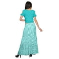 thumbnail image 4 of Moomaya Ethnic Dress For Women Printed Long Skirt And Cold Shoulder Crop Top Set, 4 of 6